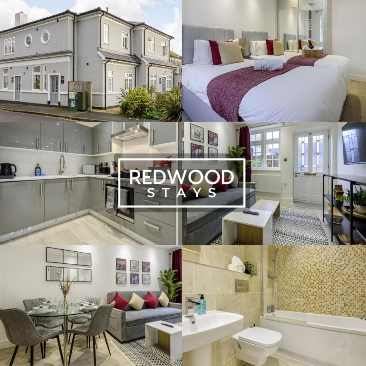 1 Bed 1 Bath Town Center Apartments For Corporates & Contractors, Wifi, Netflix And Parking On Selected Units By Redwood Stays Aldershot Zewnętrze zdjęcie