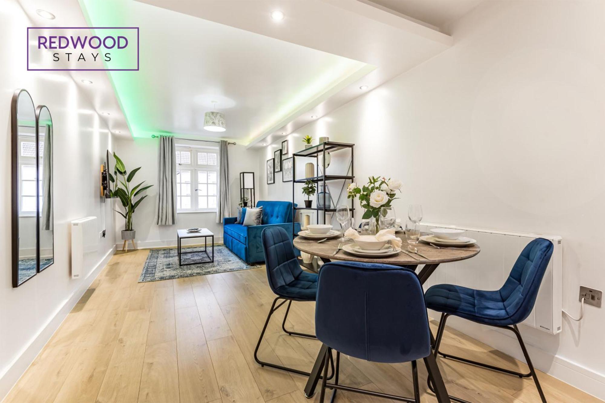 1 Bed 1 Bath Town Center Apartments For Corporates & Contractors, Wifi, Netflix And Parking On Selected Units By Redwood Stays Aldershot Zewnętrze zdjęcie