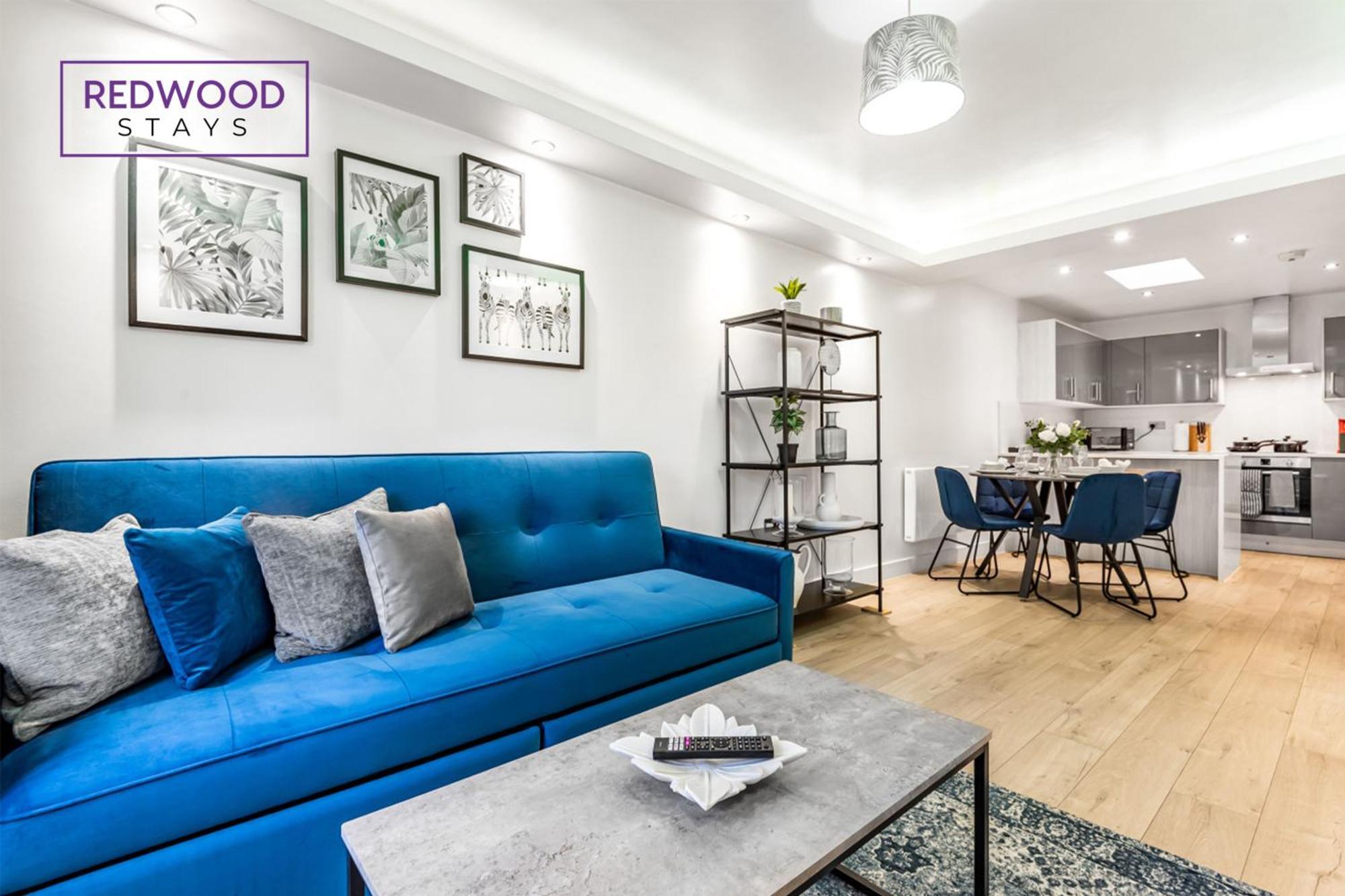 1 Bed 1 Bath Town Center Apartments For Corporates & Contractors, Wifi, Netflix And Parking On Selected Units By Redwood Stays Aldershot Zewnętrze zdjęcie